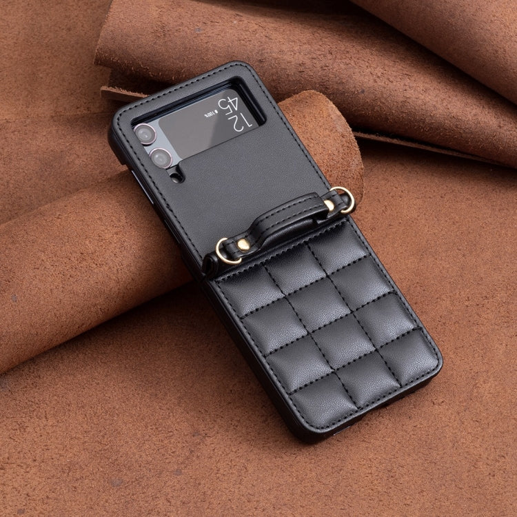 Square-shaped Crossbody Lanyard Leather Phone Case