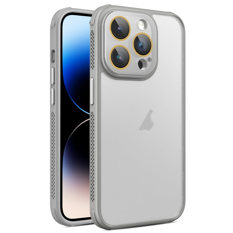 Hardware Side Cooling Skin Feel Frosted Phone Case with Lens Film, For iPhone 14, For iPhone 14 Pro, For iPhone 14 Pro Max