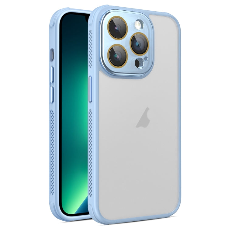 Hardware Side Cooling Skin Feel Frosted Phone Case with Lens Film, For iPhone 13 Pro Max, For iPhone 13 Pro, For iPhone 13, For iPhone 12