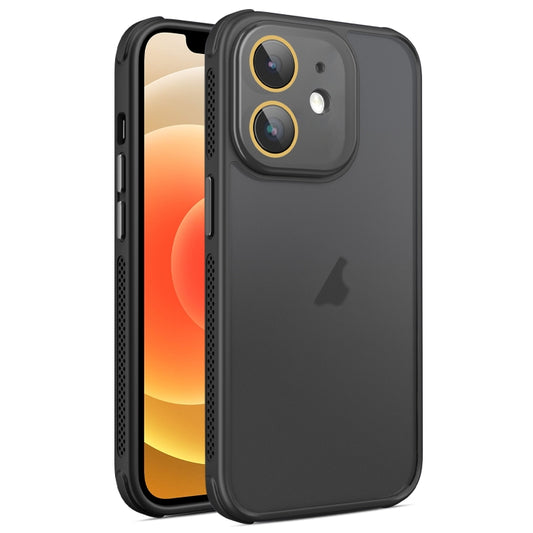 Hardware Side Cooling Skin Feel Frosted Phone Case with Lens Film, For iPhone 12, For iPhone 12 Pro Max, For iPhone 12 Pro