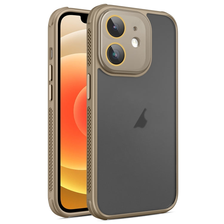 Hardware Side Cooling Skin Feel Frosted Phone Case with Lens Film, For iPhone 12, For iPhone 12 Pro Max, For iPhone 12 Pro