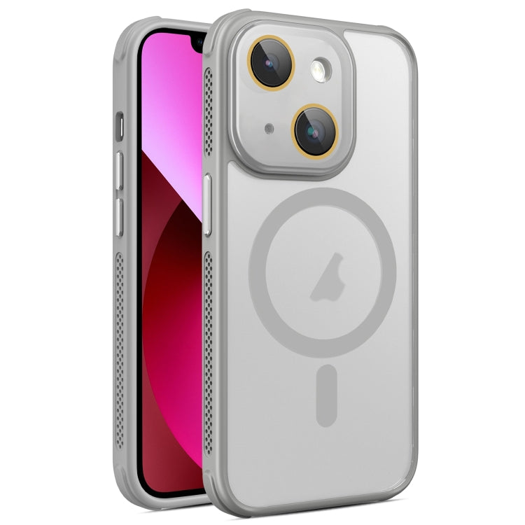 Hardware Side Cooling Skin Feel Frosted MagSafe Magnetic Phone Case with Lens Film, For iPhone 13 Pro Max, For iPhone 13 Pro, For iPhone 13