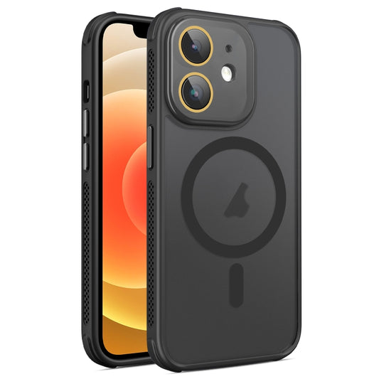 Hardware Side Cooling Skin Feel Frosted MagSafe Magnetic Phone Case with Lens Film, For iPhone 12, For iPhone 12 Pro Max, For iPhone 12 Pro
