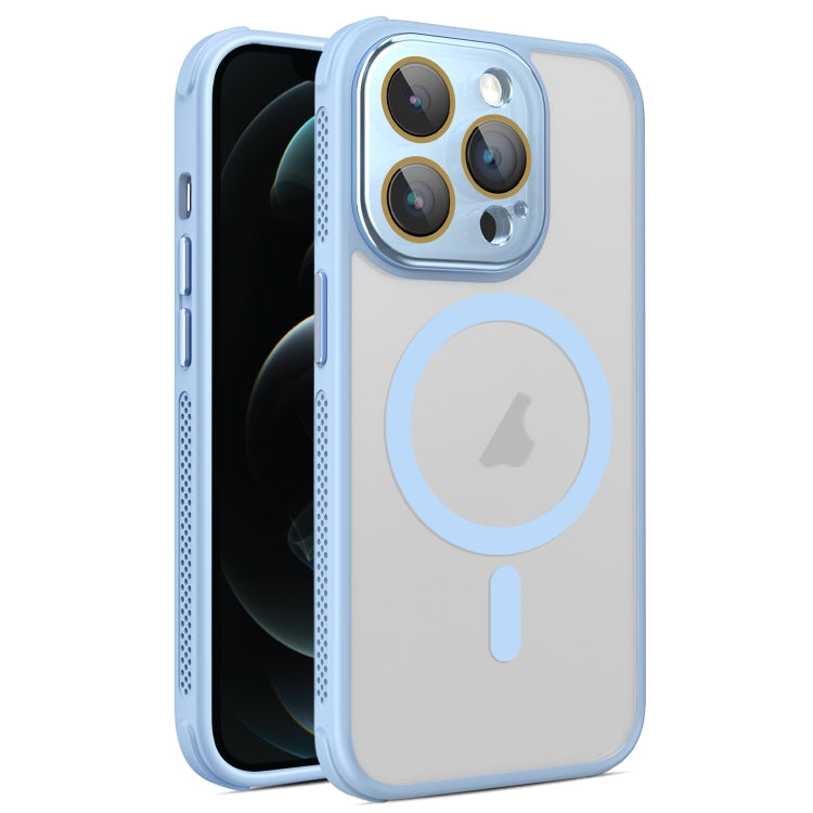 Hardware Side Cooling Skin Feel Frosted MagSafe Magnetic Phone Case with Lens Film, For iPhone 12 Pro Max, For iPhone 12 Pro