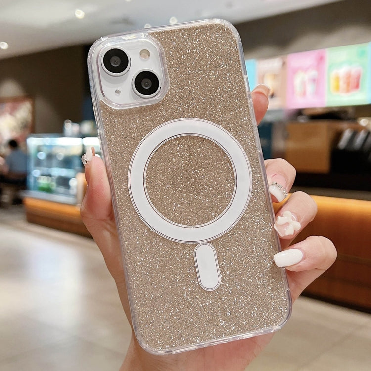 Acrylic Transparent Glitter MagSafe Phone Case, For iPhone 14 Plus, For iPhone 14, For iPhone 14 Pro, For iPhone 14 Pro Max