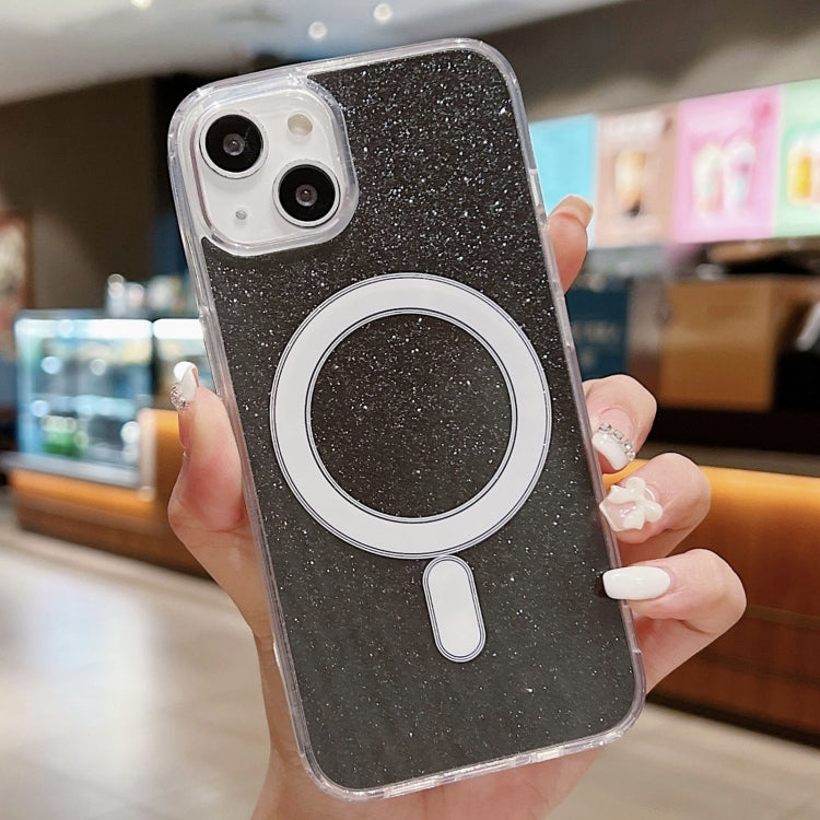Acrylic Transparent Glitter MagSafe Phone Case, For iPhone 13 Pro, For iPhone 13, For iPhone 12 / 12 Pro