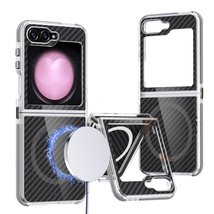 Dual-Color Carbon Fiber Texture Magsafe Phone Case