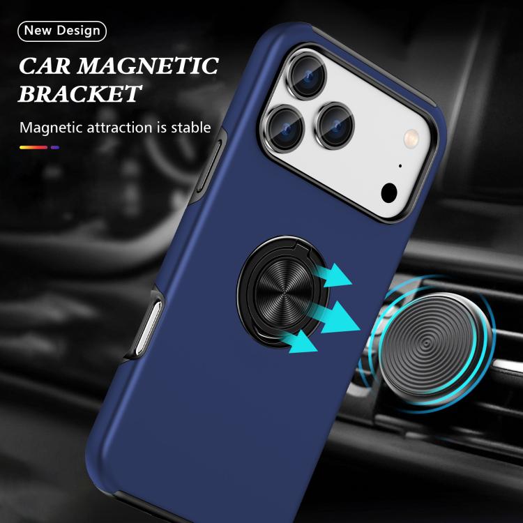 PC + TPU Magnetic Phone Case with Invisible Ring Holder, For iPhone 17 Pro Max, For iPhone 17, For iPhone 17 Air