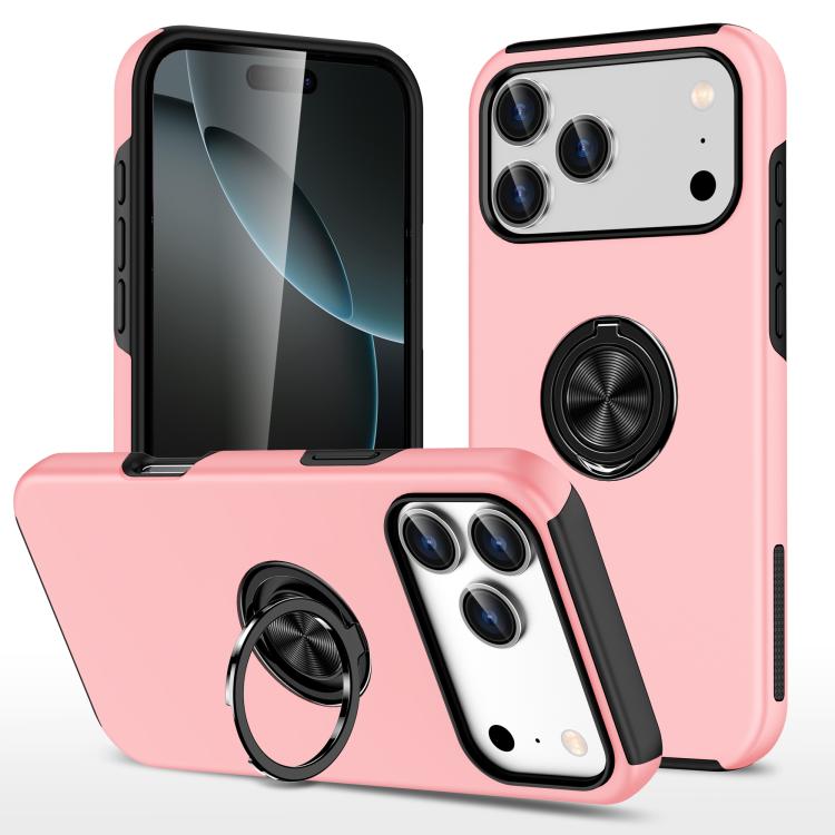 PC + TPU Magnetic Phone Case with Invisible Ring Holder, For iPhone 17 Pro Max, For iPhone 17, For iPhone 17 Air