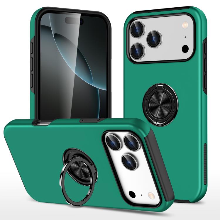 PC + TPU Magnetic Phone Case with Invisible Ring Holder, For iPhone 17 Pro Max, For iPhone 17, For iPhone 17 Air