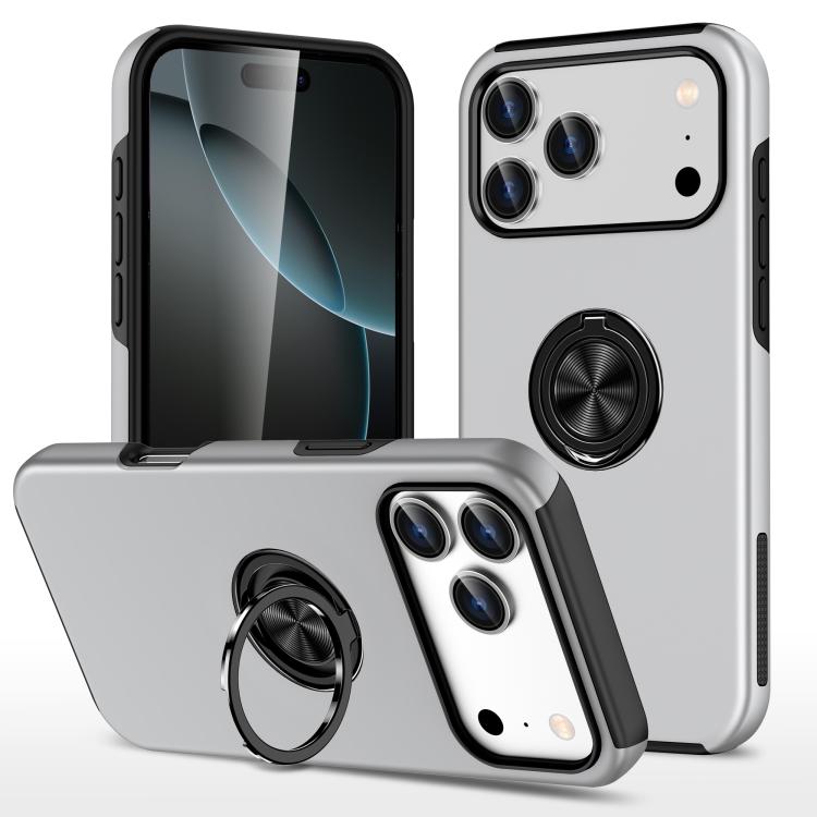 PC + TPU Magnetic Phone Case with Invisible Ring Holder, For iPhone 17 Pro Max, For iPhone 17, For iPhone 17 Air