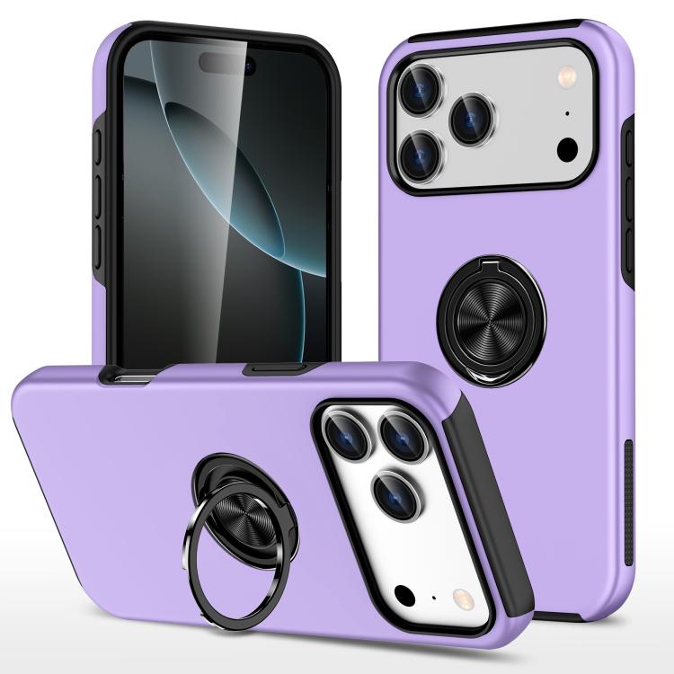 PC + TPU Magnetic Phone Case with Invisible Ring Holder, For iPhone 17 Pro Max, For iPhone 17, For iPhone 17 Air