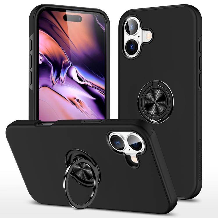 PC + TPU Magnetic Phone Case with Invisible Ring Holder, For iPhone 17 Pro Max, For iPhone 17, For iPhone 17 Air