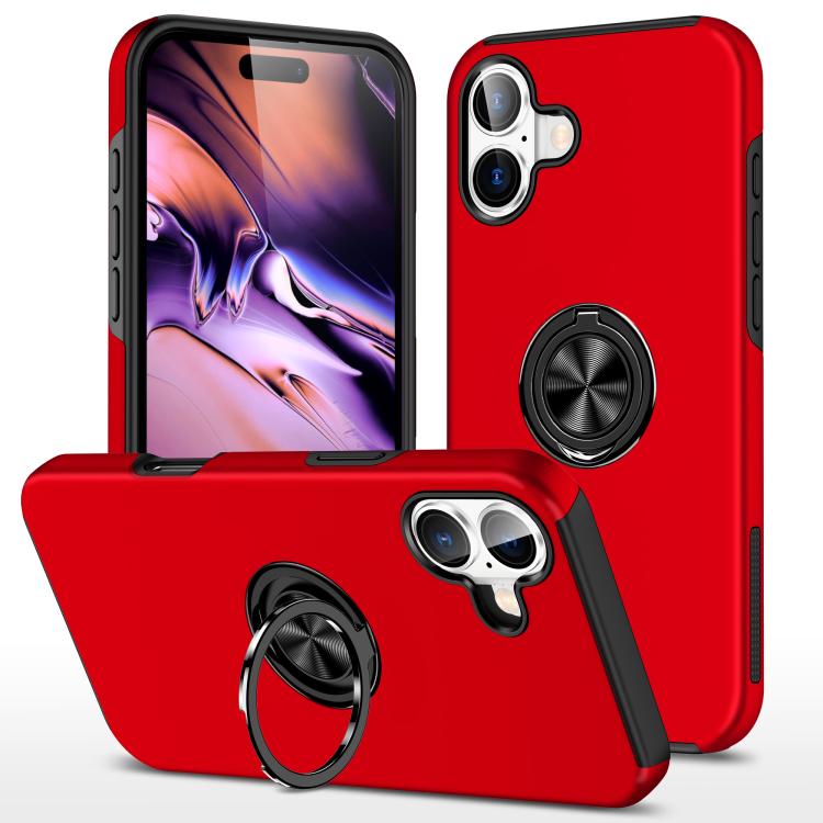 PC + TPU Magnetic Phone Case with Invisible Ring Holder, For iPhone 17 Pro Max, For iPhone 17, For iPhone 17 Air