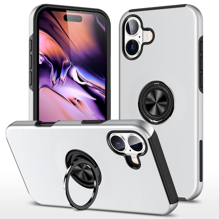 PC + TPU Magnetic Phone Case with Invisible Ring Holder, For iPhone 17 Pro Max, For iPhone 17, For iPhone 17 Air