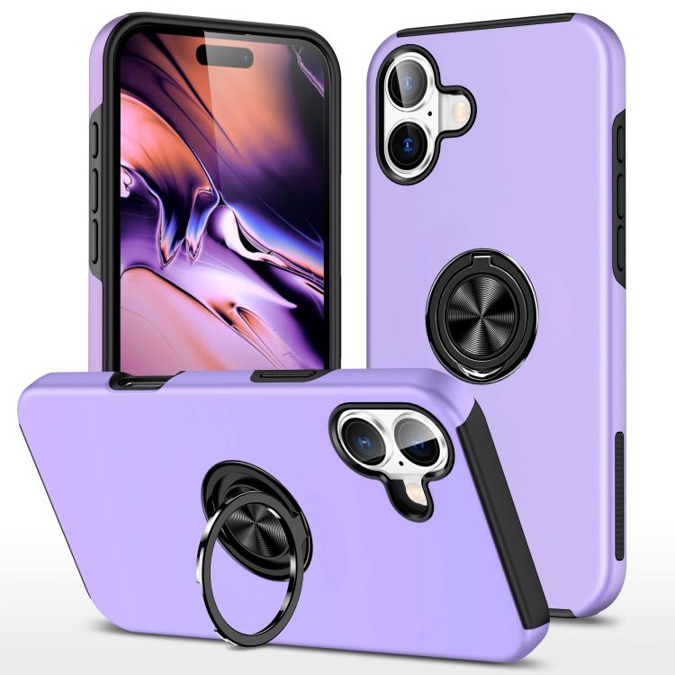 PC + TPU Magnetic Phone Case with Invisible Ring Holder, For iPhone 17 Pro Max, For iPhone 17, For iPhone 17 Air