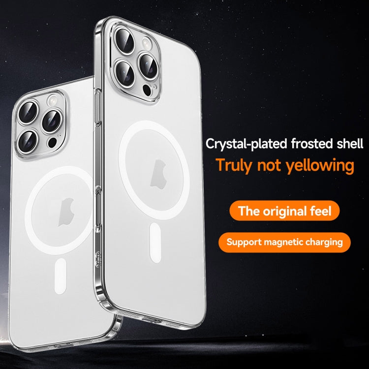 SULADA Crystal Sand Series Electroplating Frosted MagSafe Magnetic Phone Case, For iPhone 16 Pro Max, For iPhone 16 Pro, For iPhone 16 Plus, For iPhone 16, For iPhone 15 Pro Max, For iPhone 15 Pro, For iPhone 15, For iPhone 14, For iPhone 14 Pro