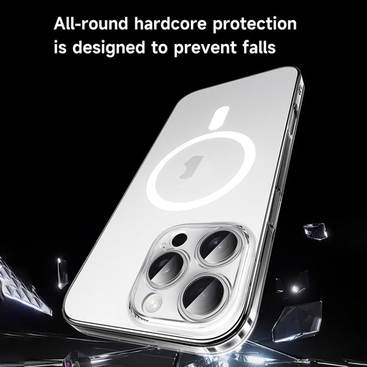 SULADA Crystal Sand Series Electroplating Frosted MagSafe Magnetic Phone Case, For iPhone 16 Pro Max, For iPhone 16 Pro, For iPhone 16 Plus, For iPhone 16, For iPhone 15 Pro Max, For iPhone 15 Pro, For iPhone 15, For iPhone 14, For iPhone 14 Pro