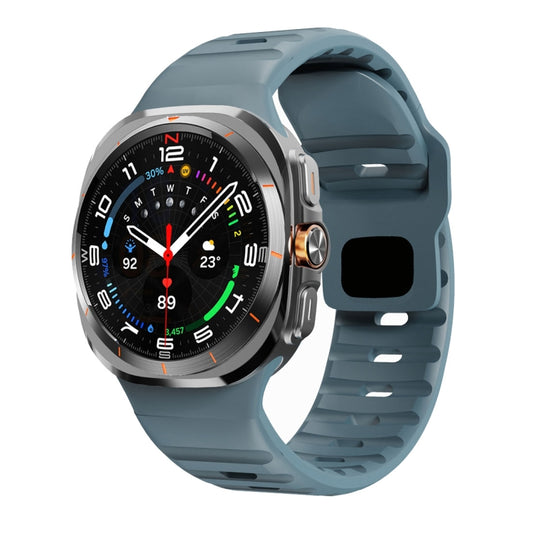 Wave Texture Reverse Buckle Silicone Watch Band, For Samsung Galaxy Watch Ultra 47mm / Ultra 2025