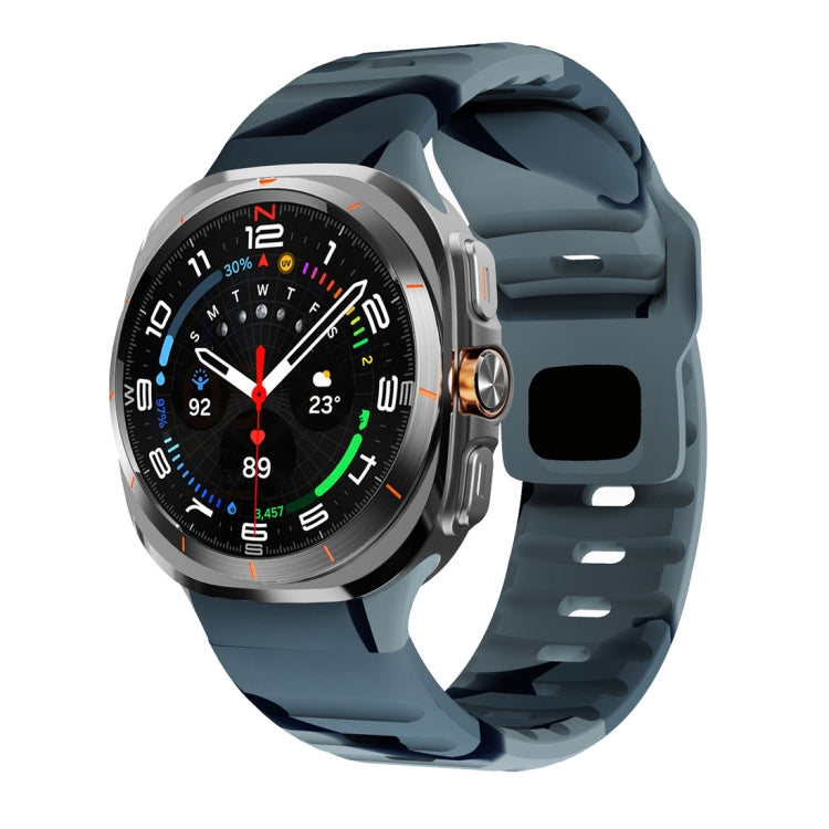 Wave Texture Reverse Buckle Silicone Watch Band, For Samsung Galaxy Watch Ultra 47mm / Ultra 2025