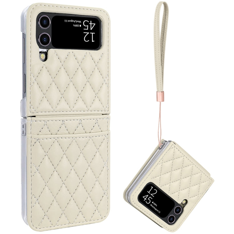 VIETAO Rhombic Texture PU Card Slot Phone Case with Lanyard