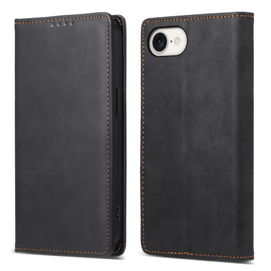 Business Solid Color Magnetic RFID Leather Phone Case, iPhone 16e, For iPhone 16 Pro Max, For iPhone 16 Pro, For iPhone 16 Plus