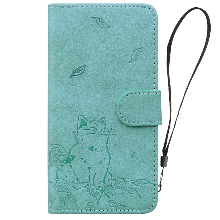 Cute Cat Embossed Leather Phone Case, For Sony Xperia 10 VI, For Sony Xperia 1 VI