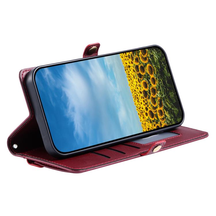 Wallet Multi-card Slot Leather Phone Case with Lanyard, For iPhone 16e, For iPhone 16 Pro Max, For iPhone 16 Pro, For iPhone 16 Plus, For iPhone 16