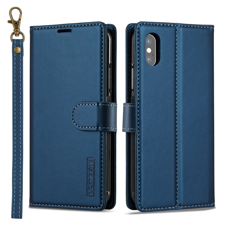LC.IMEEKE L2 Series Detachable Magsafe PU Phone Case with Lanyard