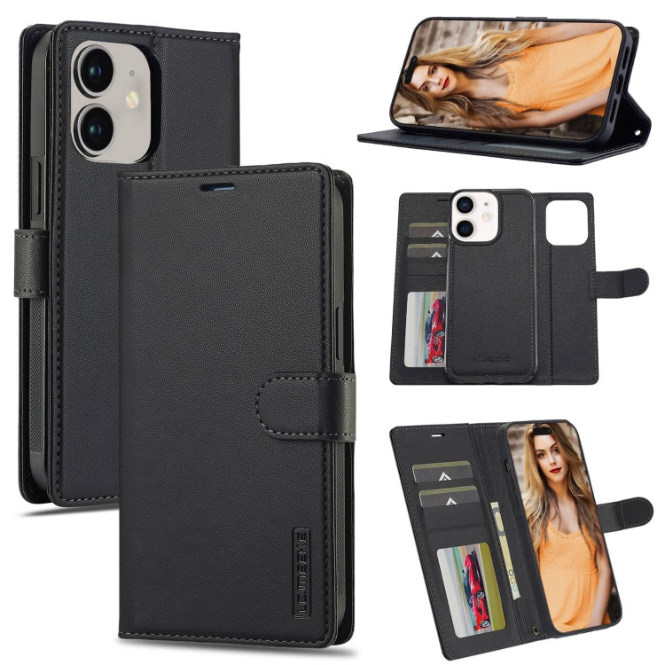 LC.IMEEKE L2 Series Detachable Magsafe PU Phone Case with Lanyard