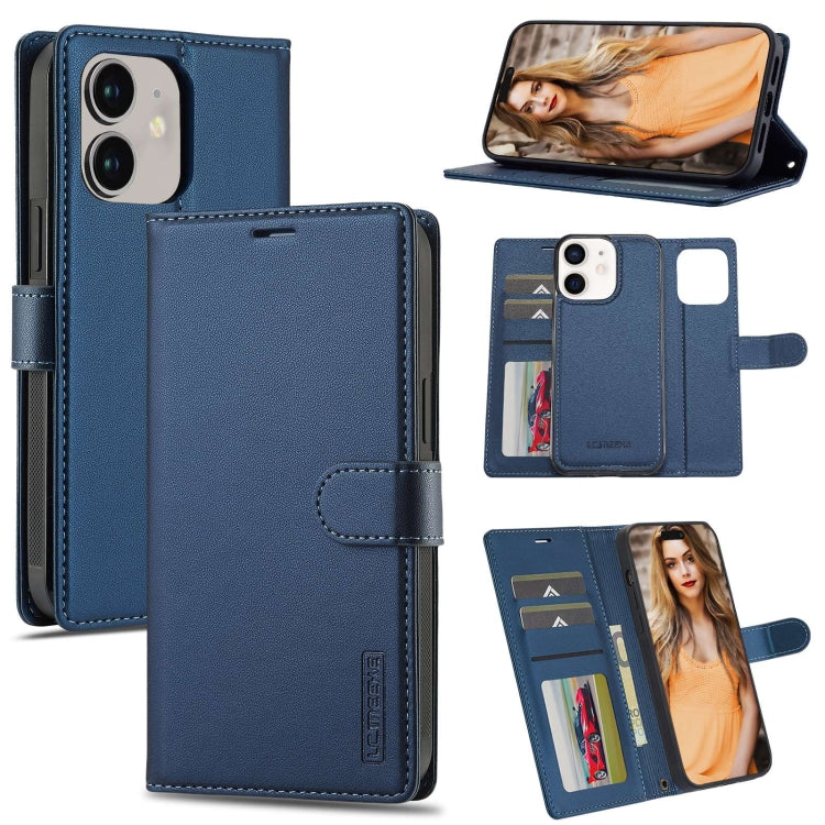 LC.IMEEKE L2 Series Detachable Magsafe PU Phone Case with Lanyard