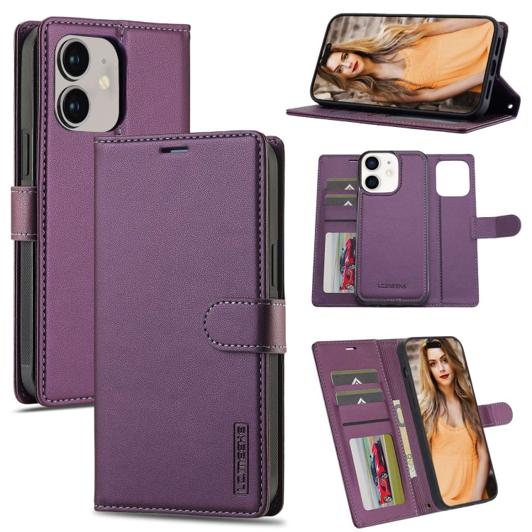 LC.IMEEKE L2 Series Detachable Magsafe PU Phone Case with Lanyard
