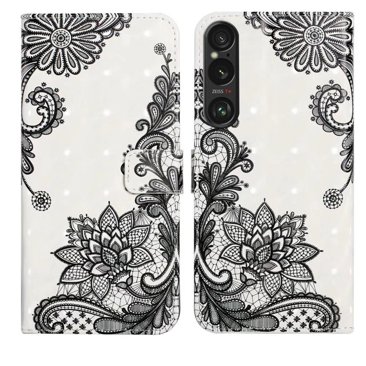 Oil Embossed 3D Drawing Leather Phone Case, For Sony Xperia 10 VI, For Sony Xperia 1 VI