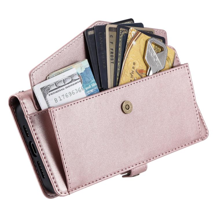 Wallet Multi-card Slot Leather Phone Case with Lanyard, For Samsung Galaxy S25 FE 5G, For Samsung Galaxy S25 Edge 5G, For Samsung Galaxy S25 5G, For Samsung Galaxy S25+ 5G