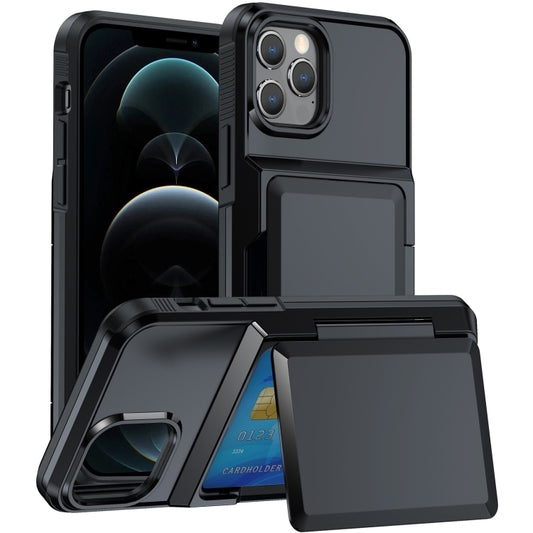 Card Slot Holder Phone Case, For iPhone 12 Pro Max, For iPhone 11 Pro Max, For iPhone 11, For iPhone 11 Pro