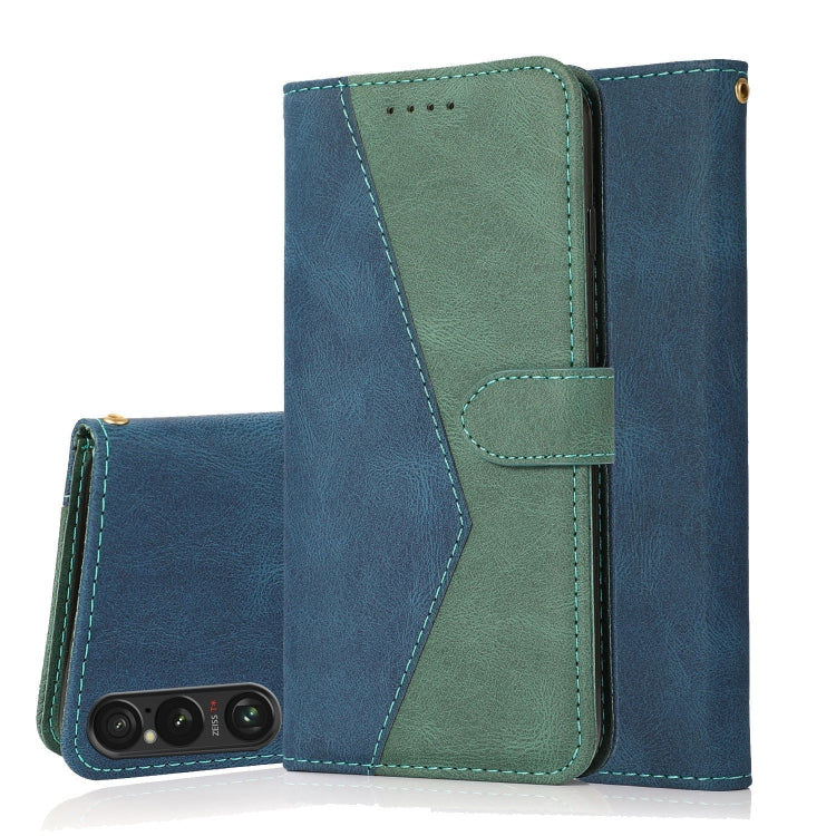 Dual-color Stitching Leather Phone Case, For Sony Xperia 10 VI, For Sony Xperia 1 VI