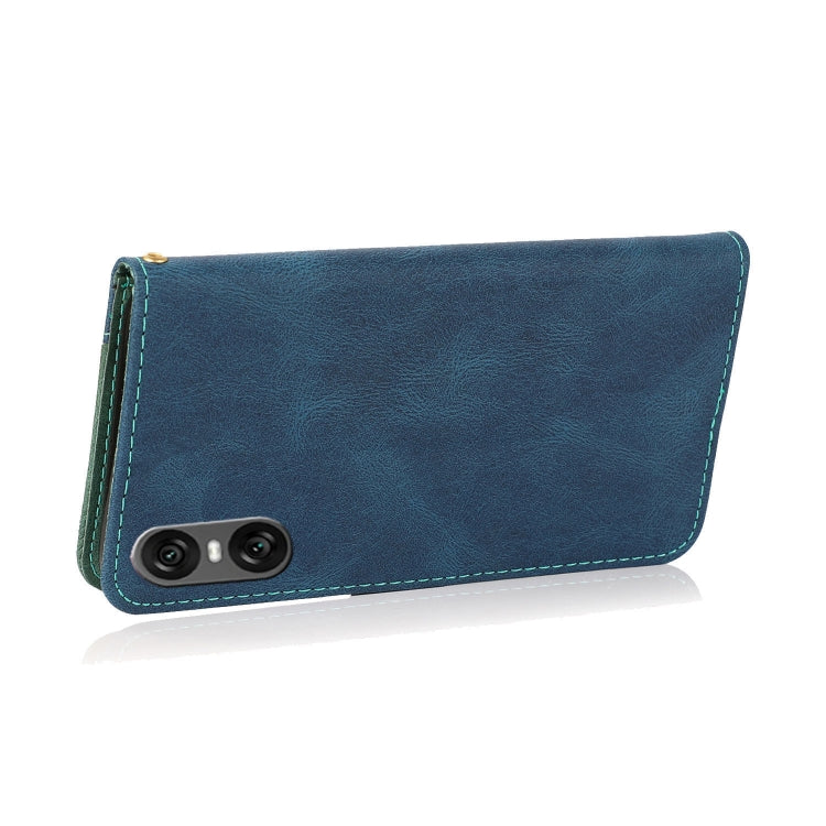 Dual-color Stitching Leather Phone Case, For Sony Xperia 10 VI, For Sony Xperia 1 VI