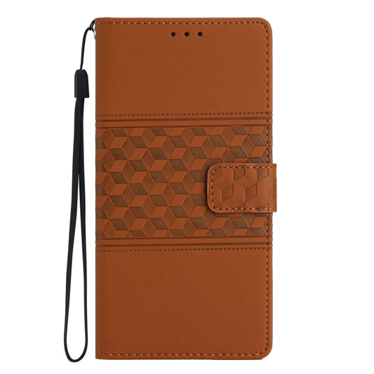 Diamond Embossed Skin Feel Leather Phone Case, For Sony Xperia 10 VI, For Sony Xperia 1 VI