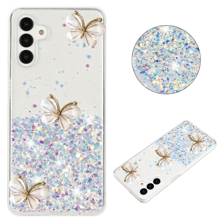 Luminous Starry Sky Glitter Butterfly TPU Phone Case, For Samsung Galaxy S24 FE 5G, For Samsung Galaxy S24 Ultra 5G, For Samsung Galaxy S24+ 5G, For Samsung Galaxy S24 5G, For Samsung Galaxy S23 FE 5G, For Samsung Galaxy S23+ 5G, For Samsung Galaxy S23 5G