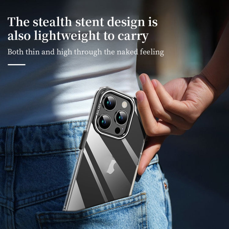 SULADA PC + Aluminum Alloy Lens Holder Phone Case, For iPhone 16 Pro Max, For iPhone 16 Pro, For iPhone 16 Plus, For iPhone 16