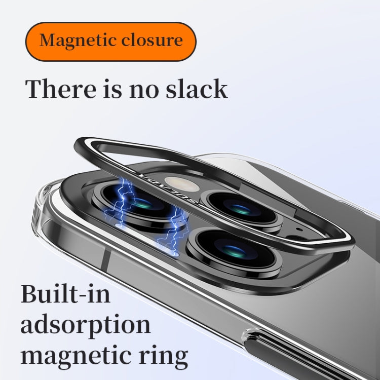 SULADA PC + Aluminum Alloy Lens Holder Phone Case, For iPhone 16 Pro Max, For iPhone 16 Pro, For iPhone 16 Plus, For iPhone 16