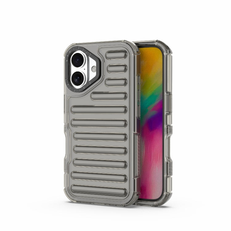 High Transparency TPU Hybrid PC Airbag Phone Case, For iPhone 16 Pro, For iPhone 16 Plus, For iPhone 16