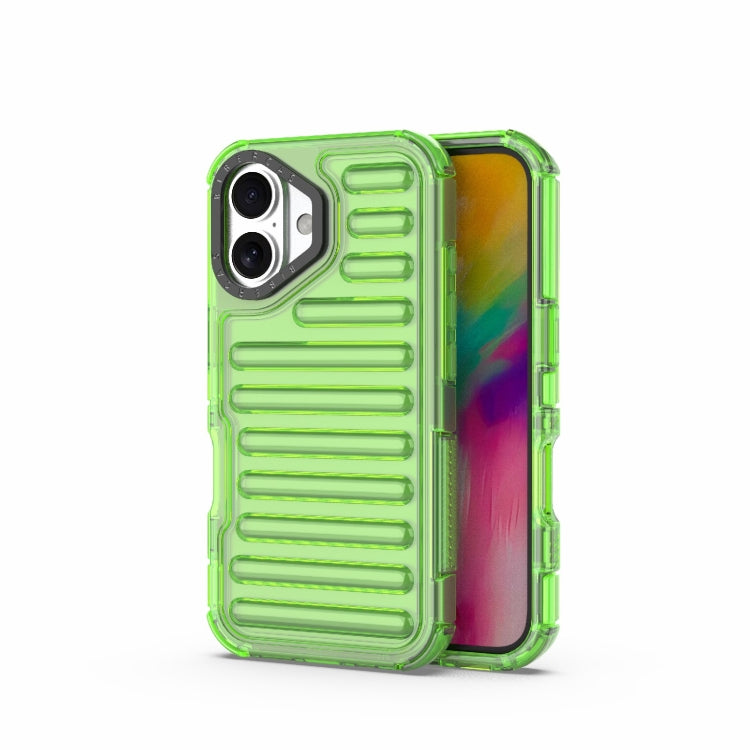 High Transparency TPU Hybrid PC Airbag Phone Case, For iPhone 16 Pro, For iPhone 16 Plus, For iPhone 16