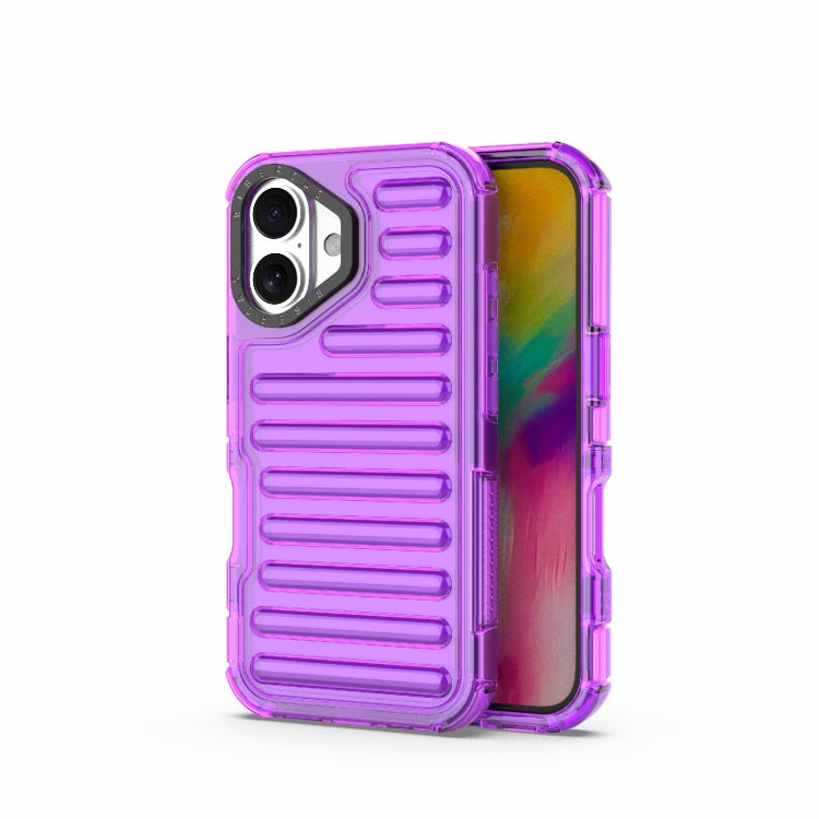 High Transparency TPU Hybrid PC Airbag Phone Case, For iPhone 16 Pro, For iPhone 16 Plus, For iPhone 16