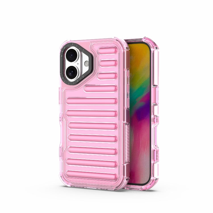 High Transparency TPU Hybrid PC Airbag Phone Case, For iPhone 16 Pro, For iPhone 16 Plus, For iPhone 16