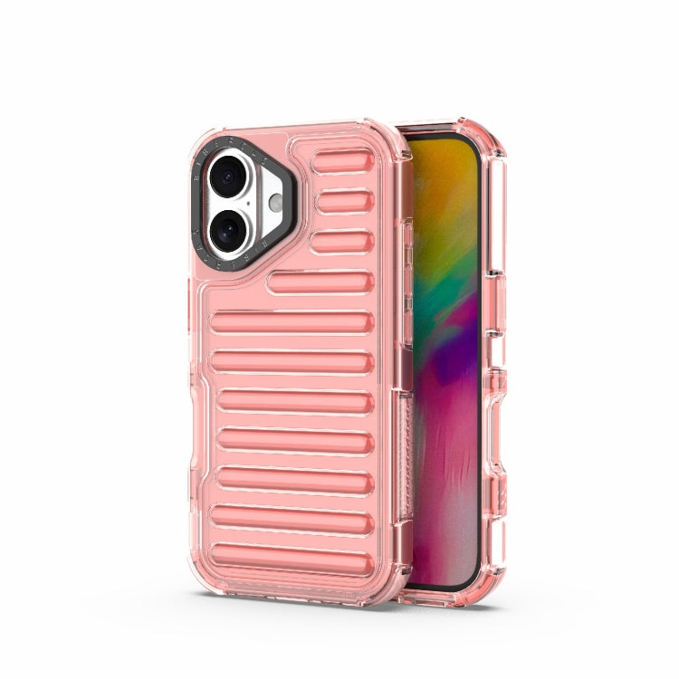 High Transparency TPU Hybrid PC Airbag Phone Case, For iPhone 16 Pro, For iPhone 16 Plus, For iPhone 16