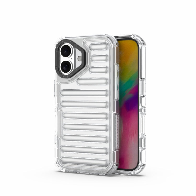 High Transparency TPU Hybrid PC Airbag Phone Case, For iPhone 16 Pro, For iPhone 16 Plus, For iPhone 16