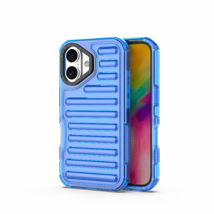 High Transparency TPU Hybrid PC Airbag Phone Case, For iPhone 16 Pro, For iPhone 16 Plus, For iPhone 16