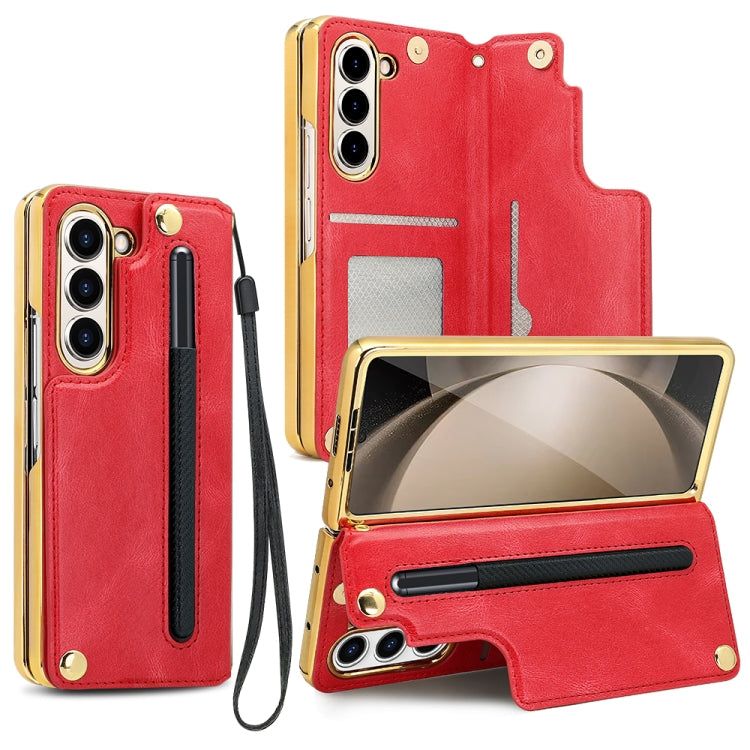 VIETAO Film Integrated Folding Holder Flip PU Phone Case
