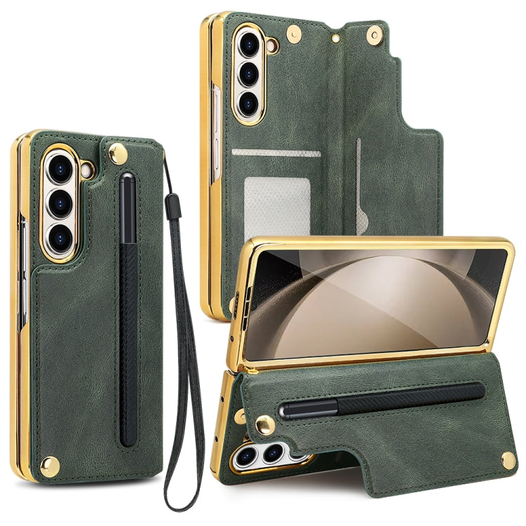 VIETAO Film Integrated Folding Holder Flip PU Phone Case